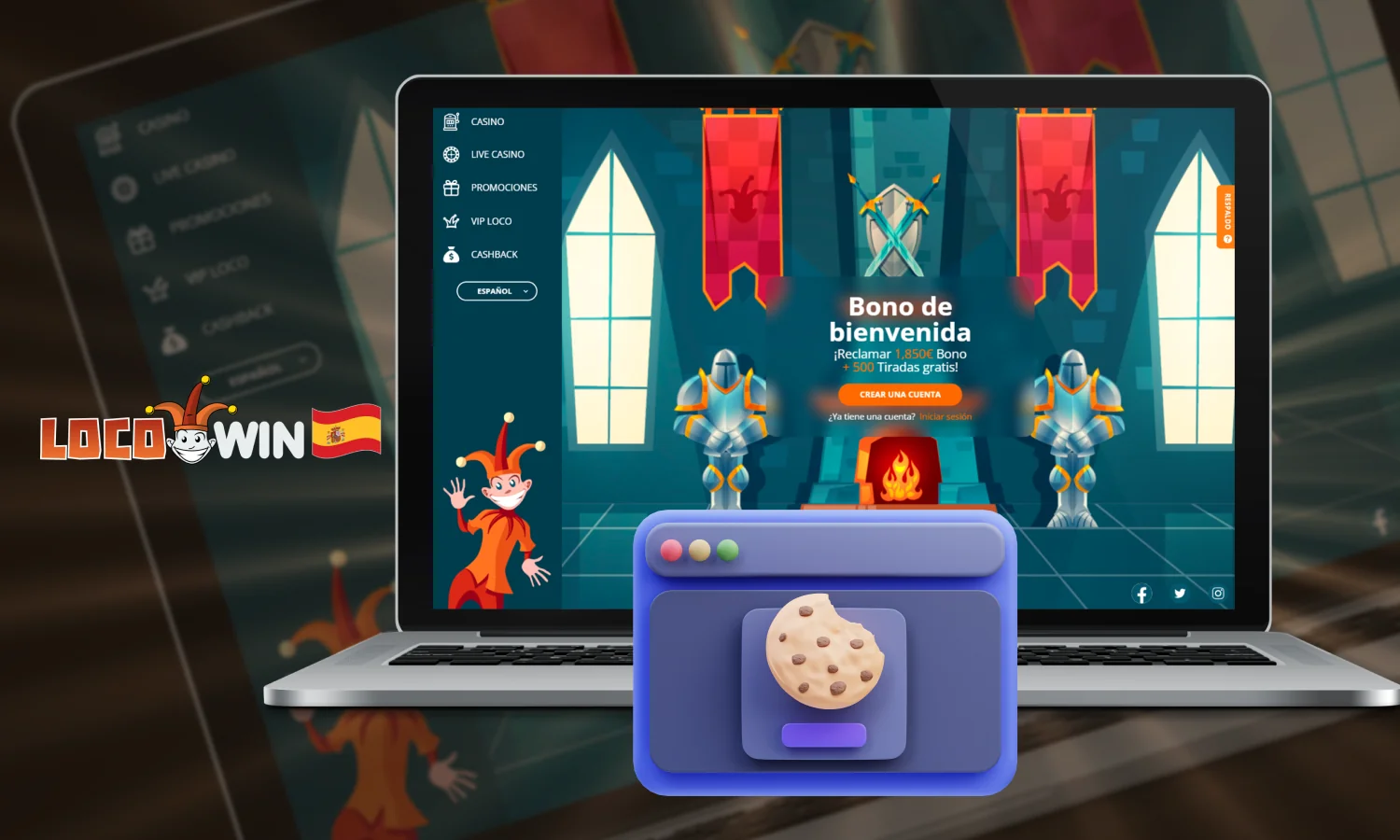 Política de cookies de Locowin